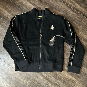 Bananas Monkey Men's Track Jacket Heavyweight Black Large